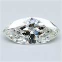Natural Diamond 3.56 Carats, Marquise with  Cut, K Color, SI2 Clarity and Certified by GIA