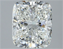 Natural Diamond 3.06 Carats, Cushion with  Cut, H Color, VVS2 Clarity and Certified by GIA