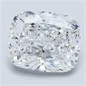 Natural Diamond 2.52 Carats, Cushion with  Cut, D Color, VS1 Clarity and Certified by GIA