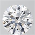 Lab Grown Diamond 4.06 Carats, Round with Ideal Cut, D Color, VS1 Clarity and Certified by IGI