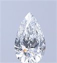 Natural Diamond 1.00 Carats, Pear with  Cut, D Color, VVS2 Clarity and Certified by GIA