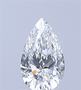 Picture of Natural Diamond 1.00 Carats, Pear with  Cut, D Color, VVS2 Clarity and Certified by GIA