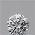 Natural Diamond 0.40 Carats, Round with Excellent Cut, D Color, VS1 Clarity and Certified by IGI