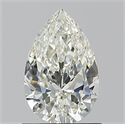 Natural Diamond 0.90 Carats, Pear with  Cut, G Color, VVS2 Clarity and Certified by IGI