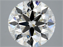 Natural Diamond 3.50 Carats, Round with Excellent Cut, I Color, VVS2 Clarity and Certified by GIA