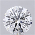 Del inventario de diamantes de laboratorio, 5.02 quilates, Redondo , Color E, claridad VVS1 y certificado IGI