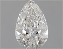 Natural Diamond 0.40 Carats, Pear with  Cut, E Color, VS2 Clarity and Certified by GIA