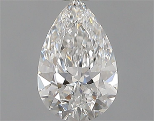 Picture of Natural Diamond 0.40 Carats, Pear with  Cut, E Color, VS2 Clarity and Certified by GIA