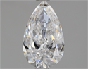 Natural Diamond 1.01 Carats, Pear with  Cut, D Color, VVS2 Clarity and Certified by GIA