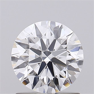 Picture of Lab Grown Diamond 1.02 Carats, Round with Ideal Cut, D Color, VVS2 Clarity and Certified by IGI