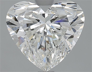 Picture of Natural Diamond 2.53 Carats, Heart with  Cut, H Color, SI2 Clarity and Certified by GIA