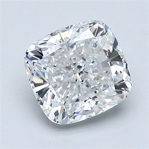 Picture of Natural Diamond 1.53 Carats, Cushion with  Cut, E Color, SI1 Clarity and Certified by GIA