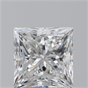 Diamante Natural 2.81 quilates, Princesa , Color E, claridad VS2 y certificado GIA