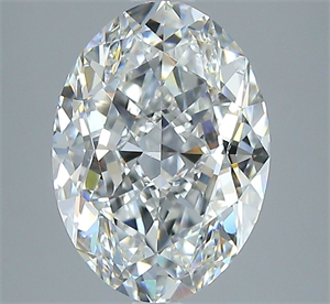 Picture of Natural Diamond 2.01 Carats, Oval with  Cut, G Color, VS1 Clarity and Certified by GIA