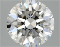 Del inventario de diamantes de laboratorio, 3.03 quilates, Redondo , Color G, claridad VS2 y certificado IGI