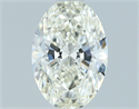 Natural Diamond 1.02 Carats, Oval with  Cut, I Color, VS1 Clarity and Certified by IGI