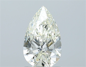 Picture of Natural Diamond 1.01 Carats, Pear with  Cut, L Color, VVS2 Clarity and Certified by GIA