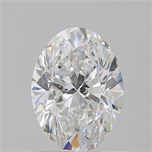 Picture of Natural Diamond 0.90 Carats, Oval with  Cut, F Color, VS2 Clarity and Certified by GIA