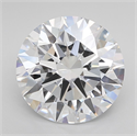 Lab Grown Diamond 5.29 Carats, Round with Ideal Cut, F Color, IF Clarity and Certified by IGI