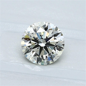 Picture of Natural Diamond 0.70 Carats, Round with Very Good Cut, L Color, VS1 Clarity and Certified by GIA