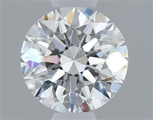 Picture of Natural Diamond 0.54 Carats, Round with Excellent Cut, E Color, VS2 Clarity and Certified by GIA