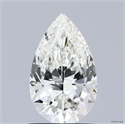 Natural Diamond 1.01 Carats, Pear with  Cut, J Color, SI1 Clarity and Certified by GIA