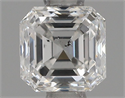 Natural Diamond 0.71 Carats, Asscher with  Cut, F Color, SI2 Clarity and Certified by IGI