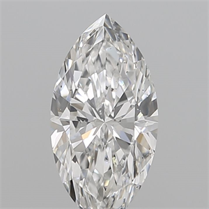 Picture of Natural Diamond 0.11 Carats, Marquise with  Cut, E Color, VS2 Clarity and Certified by IGI