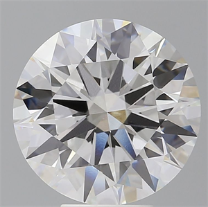 Picture of Lab Grown Diamond 6.57 Carats, Round with Ideal Cut, E Color, VVS2 Clarity and Certified by IGI