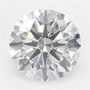 Picture of Lab Grown Diamond 2.93 Carats, Round with Ideal Cut, D Color, VVS1 Clarity and Certified by IGI