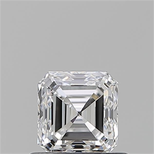 Foto Diamante Natural 0.70 quilates, Asscher , Color D, claridad VVS1 y certificado GIA de