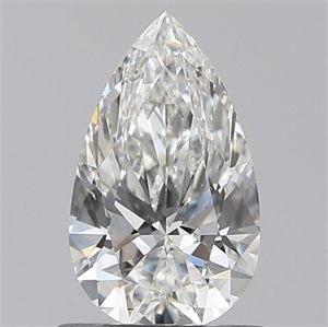 Foto Diamante Natural 0.71 quilates, De pera , Color G, claridad SI1 y certificado GIA de