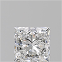 Natural Diamond 1.01 Carats, Princess with  Cut, F Color, VVS1 Clarity and Certified by GIA