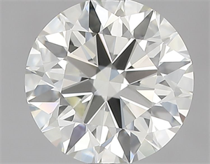 Picture of Natural Diamond 1.20 Carats, Round with Excellent Cut, K Color, IF Clarity and Certified by IGI