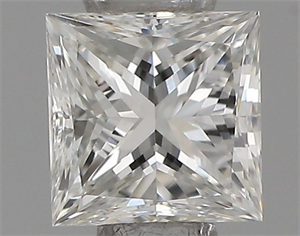 Picture of Natural Diamond 0.31 Carats, Princess with  Cut, F Color, VVS2 Clarity and Certified by IGI