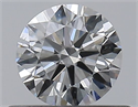 Natural Diamond 0.46 Carats, Round with Excellent Cut, G Color, SI2 Clarity and Certified by GIA