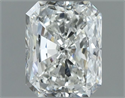 Natural Diamond 0.80 Carats, Radiant with  Cut, I Color, SI1 Clarity and Certified by GIA