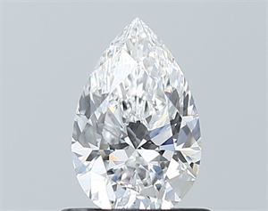Picture of Natural Diamond 0.71 Carats, Pear with  Cut, D Color, VVS2 Clarity and Certified by GIA