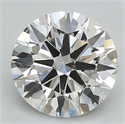 Lab Grown Diamond 1.40 Carats, Round with Ideal Cut, G Color, VVS2 Clarity and Certified by IGI