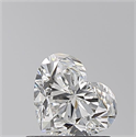 Diamante Natural 0.90 quilates, Corazón , Color G, claridad VS1 y certificado GIA