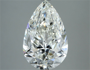 Picture of Natural Diamond 4.01 Carats, Pear with  Cut, H Color, VS1 Clarity and Certified by IGI