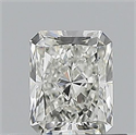 Natural Diamond 0.50 Carats, Radiant with  Cut, H Color, VVS2 Clarity and Certified by GIA