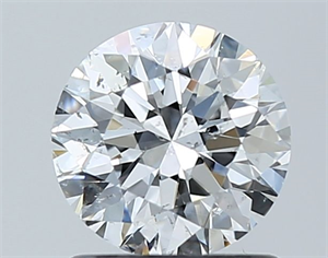 Foto Diamante Natural 1.02 quilates, Redondo , Color E, claridad SI2 y certificado GIA de