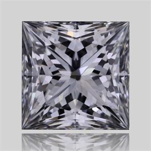 Picture of Natural Diamond 1.57 Carats, Princess with  Cut, I Color, VS2 Clarity and Certified by GIA