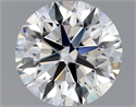 Natural Diamond 0.83 Carats, Round with Excellent Cut, G Color, VVS1 Clarity and Certified by GIA