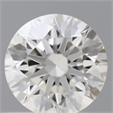 Natural Diamond 0.41 Carats, Round with Excellent Cut, H Color, VVS1 Clarity and Certified by GIA