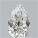 Natural Diamond 0.80 Carats, Pear with  Cut, F Color, VVS2 Clarity and Certified by GIA