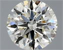 Natural Diamond 0.80 Carats, Round with Excellent Cut, K Color, SI1 Clarity and Certified by GIA