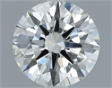 Natural Diamond 0.50 Carats, Round with Excellent Cut, I Color, VS2 Clarity and Certified by GIA