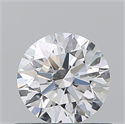 Diamante Natural 0.63 quilates, Redondo , Color E, claridad VVS1 y certificado GIA
